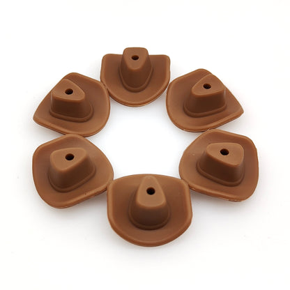 Cowboy Hat Focal Beads Silicone Beads 20*20mm
