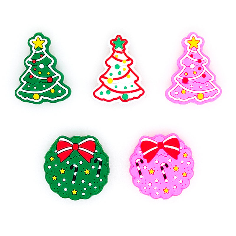 Christmas Tree Wreath Focal Beads