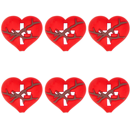Christian Heart Cross Focal
