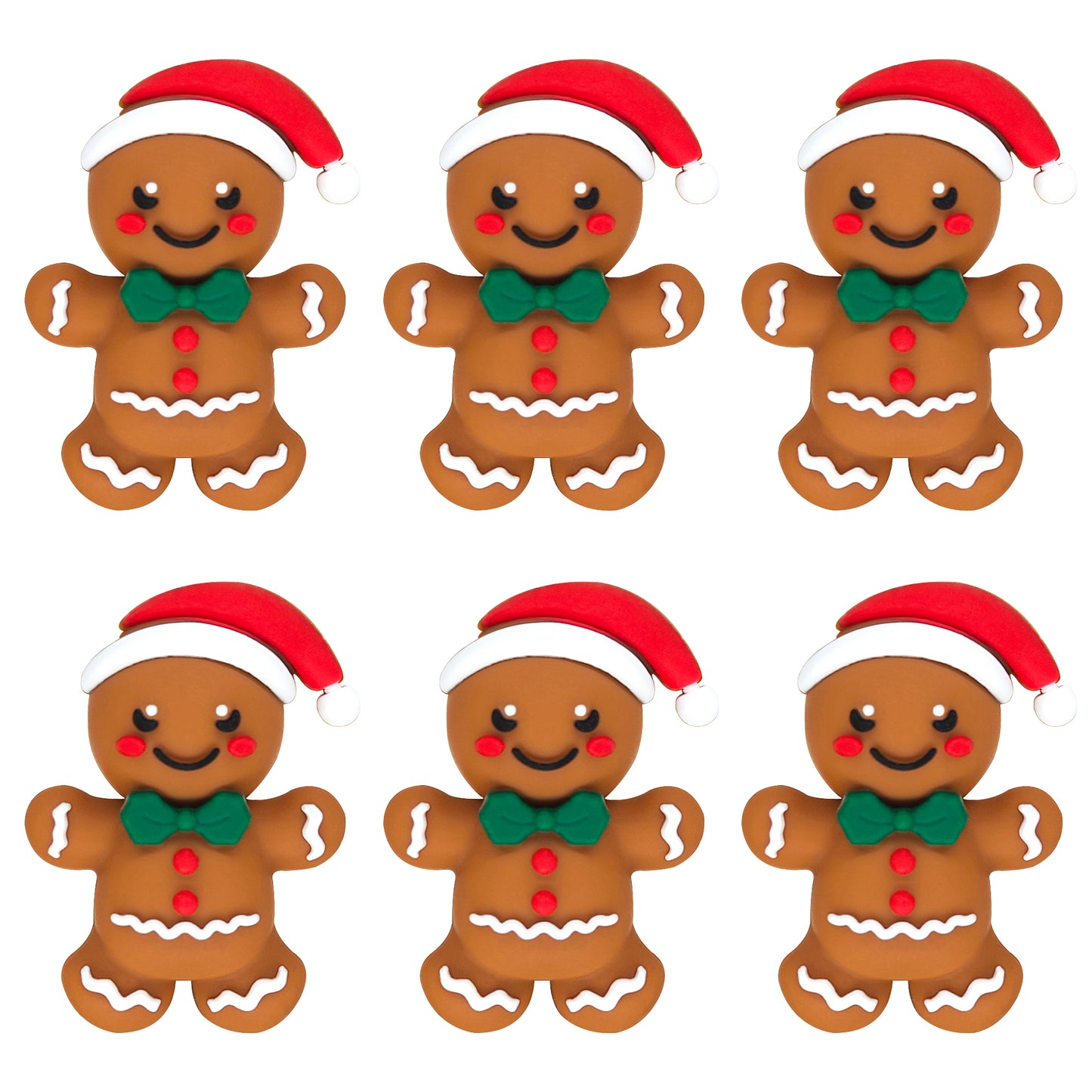  Christmas 3D Gingerbread Man Focal