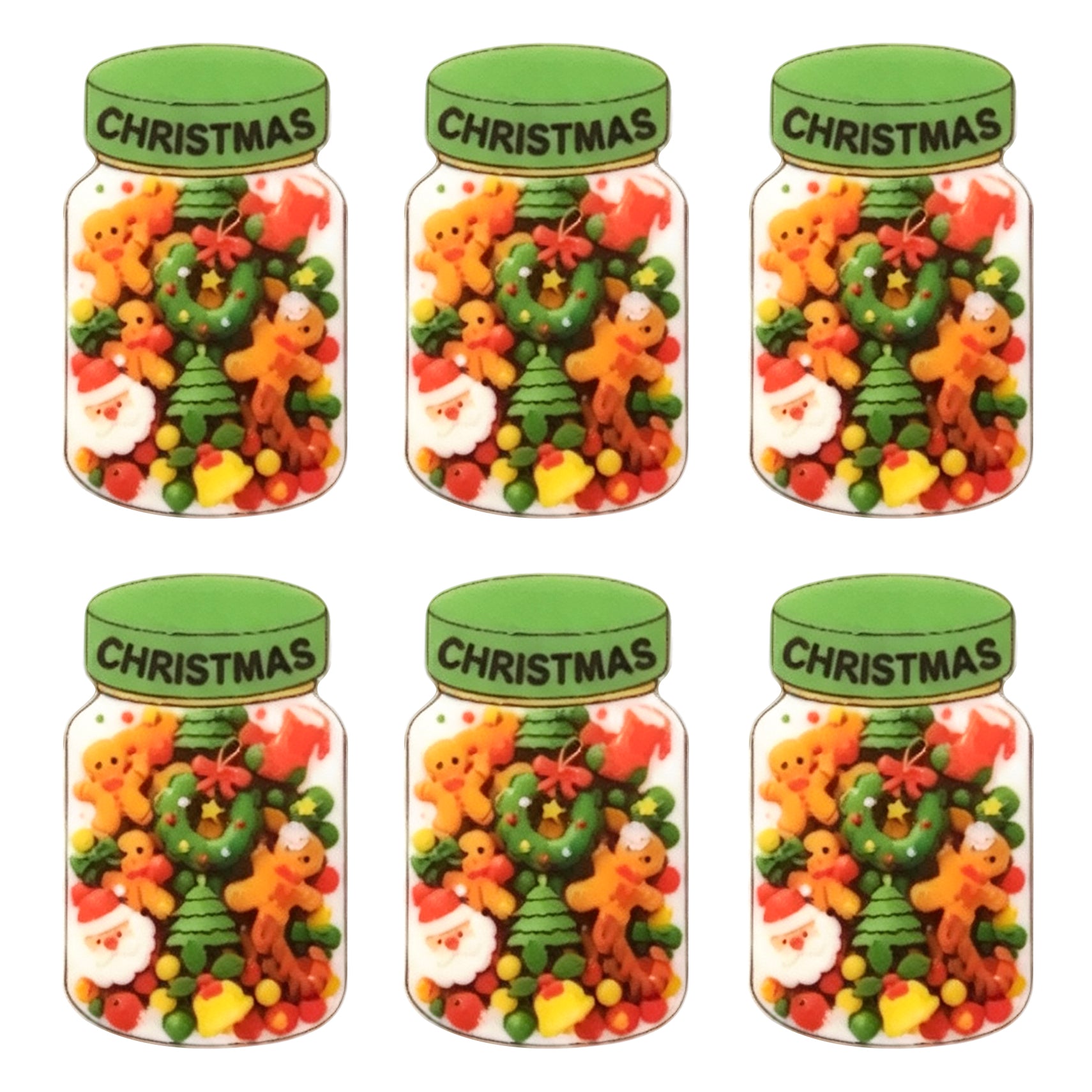 Christmas Jar Print Focal