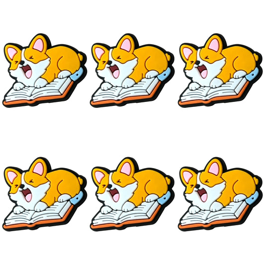 Corgi Reading Focal