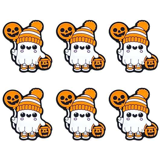 Cute Ghost Pumpkin Halloween Focal