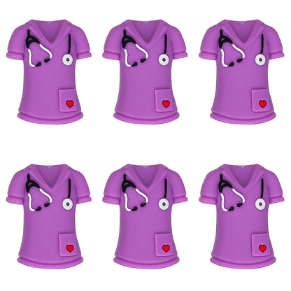 3D Nurse Scrub Top Focal