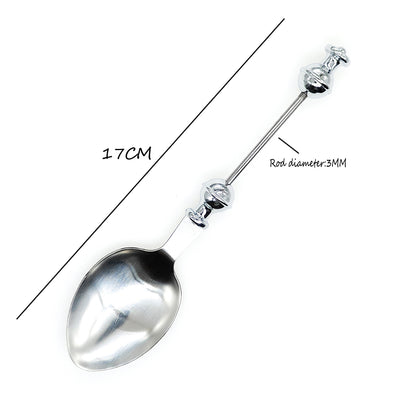 Mrbite 5Pcs/Lot Beadable Blank Stainless Steel Spoon/Fork/Bottle Opener