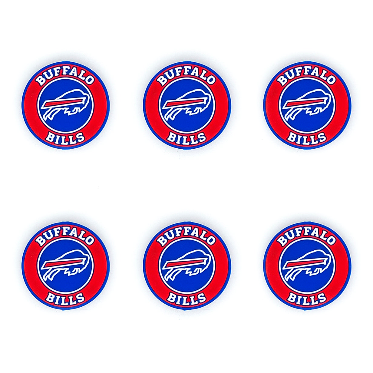 Football Team Focal Silicone Beads