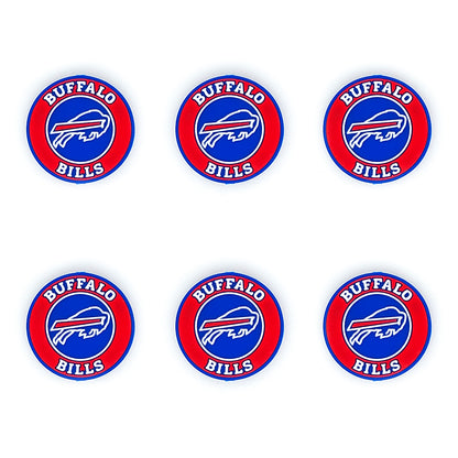 Football Team Focal Silicone Beads