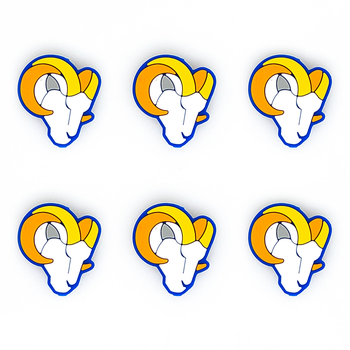 Football Team Focal Silicone Beads