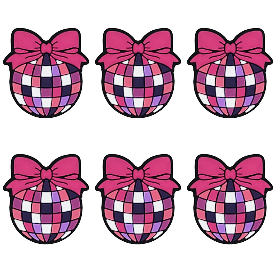 Disco Ball With Bow Focal