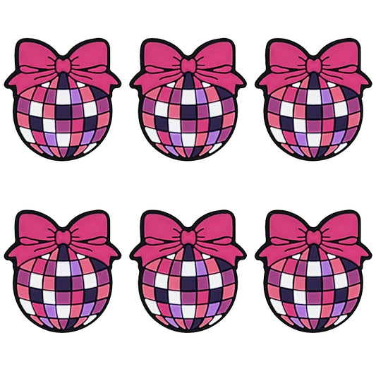 Disco Ball With Bow Focal