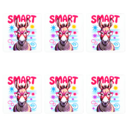 Donkey Square Print Focal