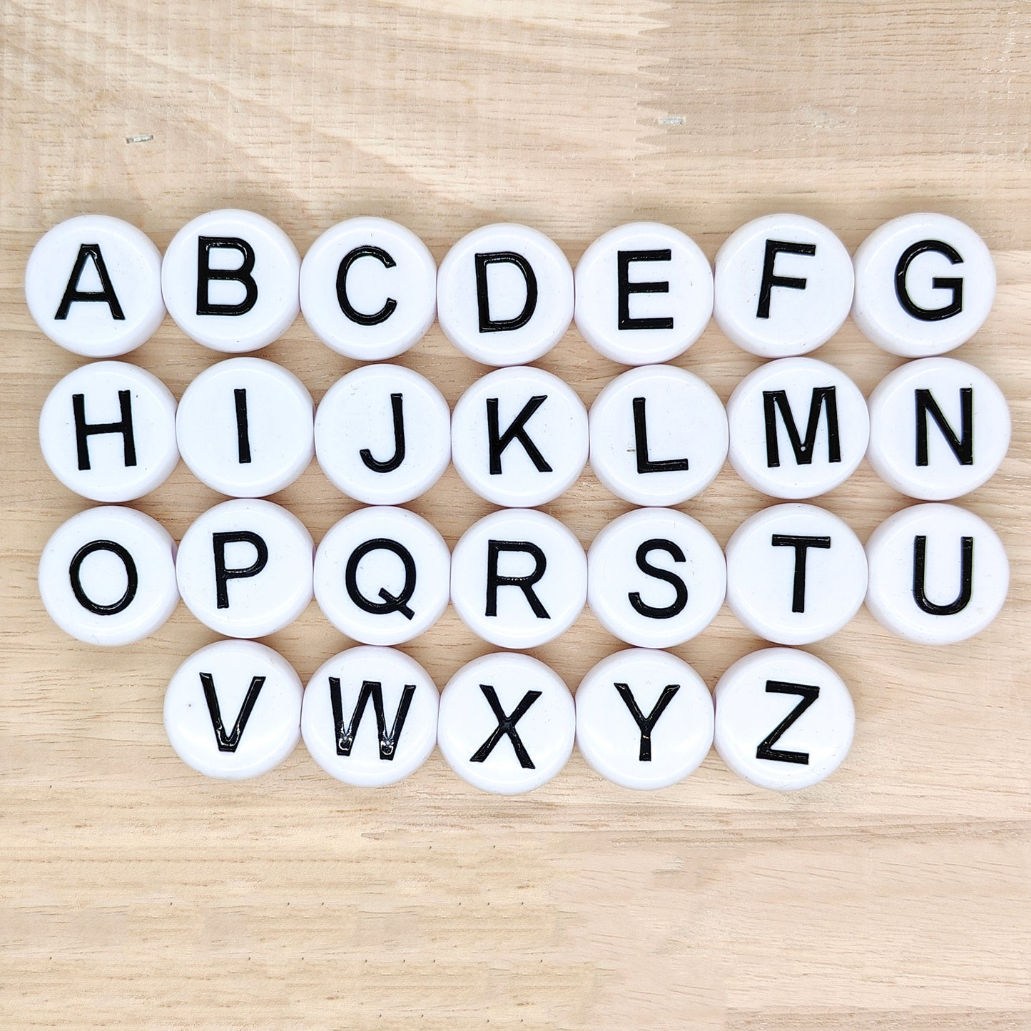 25mm Oversized Alphabet Acrylic Beads,Letter Beads,Personalized Dog Name CollarAccessories