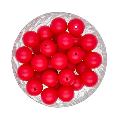 15mm Round Silicone Beads #120 - #137