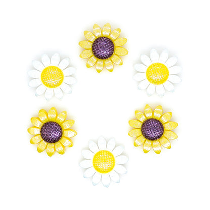 MrBite 40mm Large Opal Sunflower Focal