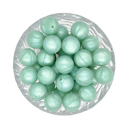 15mm Round Silicone Beads #120 - #137
