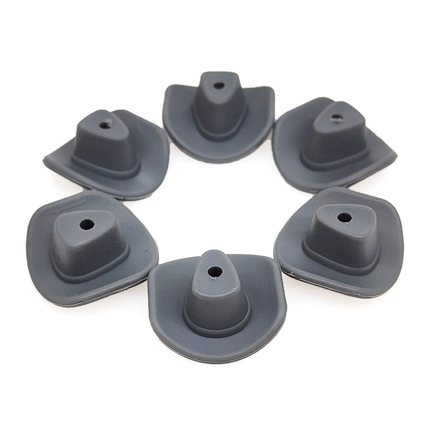 Cowboy Hat Focal Beads Silicone Beads 20*20mm