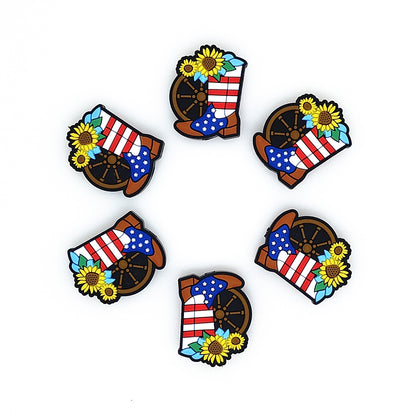 Patriotic Cowboy Boots Focal