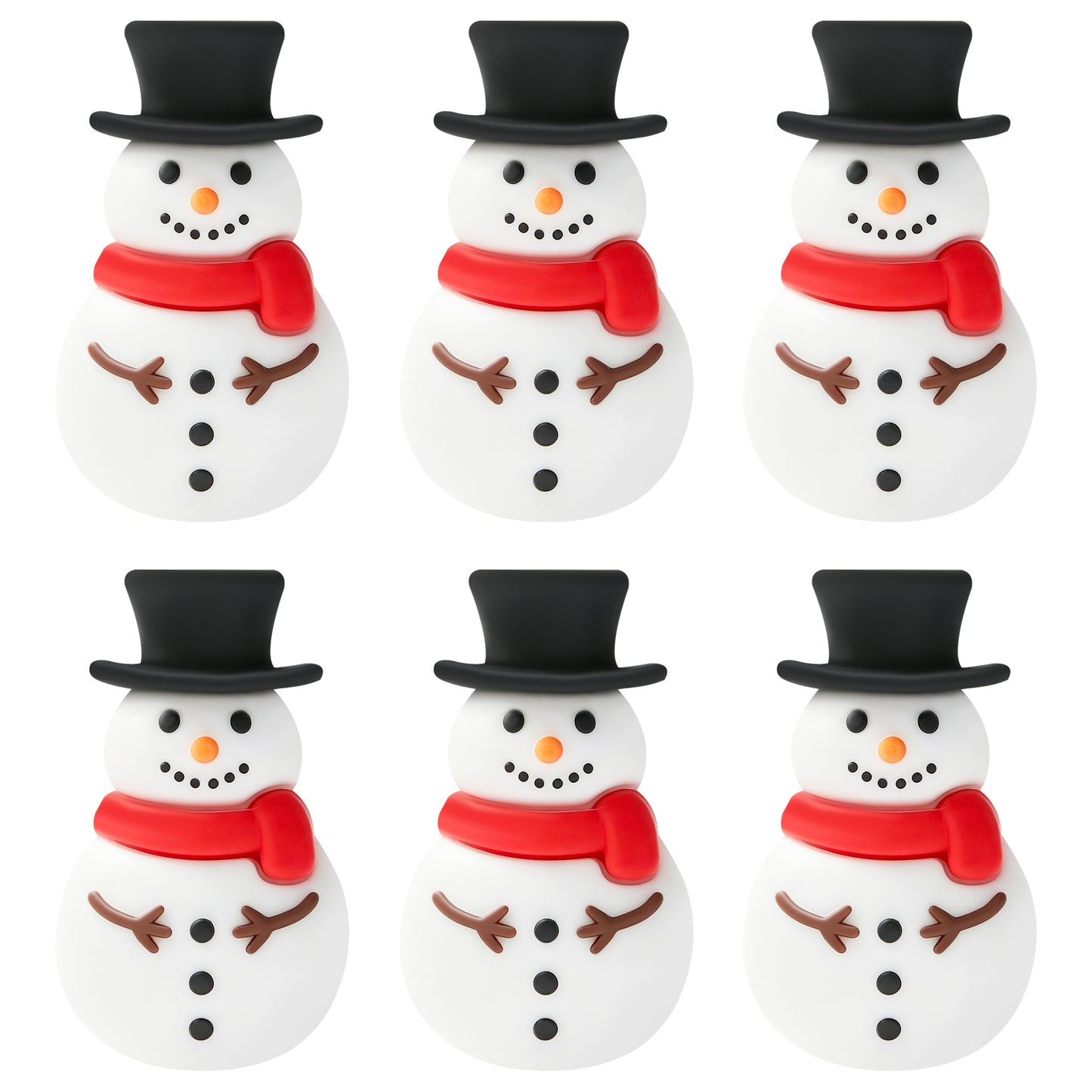 3D Snowman Top Hat Focal
