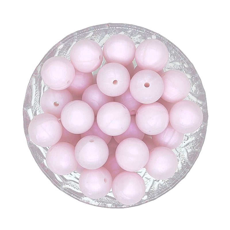 15mm Round Silicone Beads #120 - #137