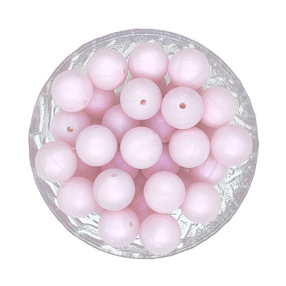15mm Round Silicone Beads #120 - #137