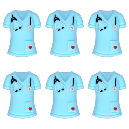 3D Nurse Scrub Top Focal