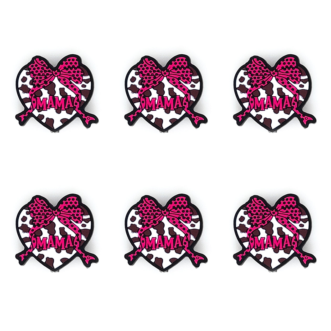 Bowknot Cow Western Mama Focal