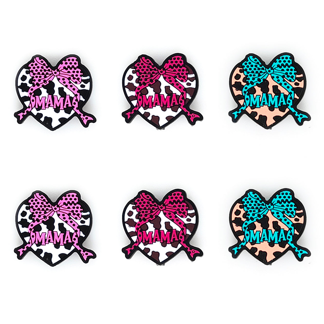 Bowknot Cow Western Mama Focal