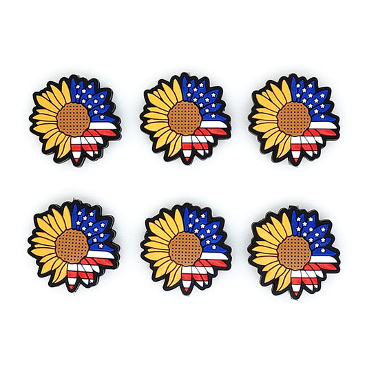 Patriotic Sunflower Focal