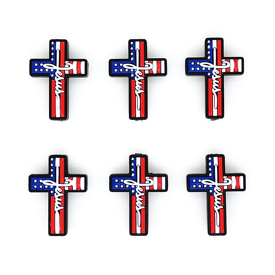 Patriotic Cross Focal