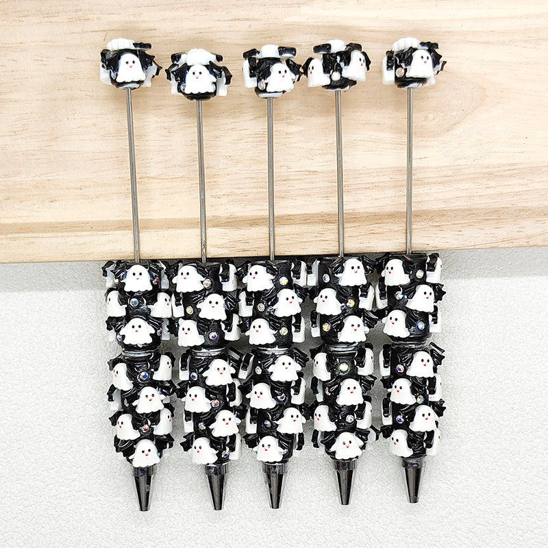 Fancy Ghost Halloween Beadable Pen Blank,DIY Spooky Pen