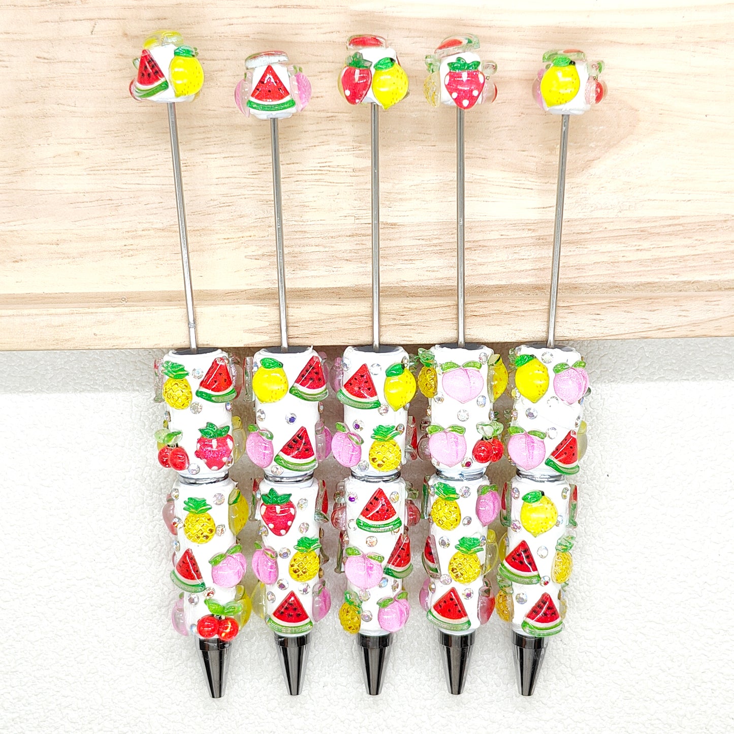 Fancy Summer Fruit Beadable Pen Bar Blank,DIY Beaded Pen Making