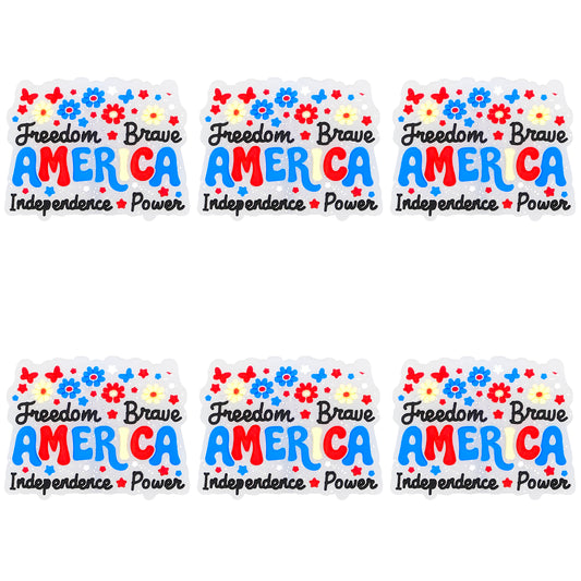 Floral Patriotic America Independence Focal