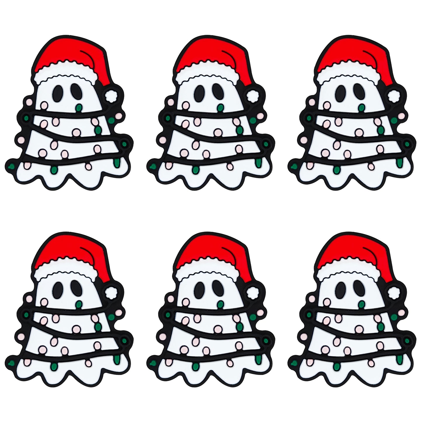 Ghost with Christmas Light Focal