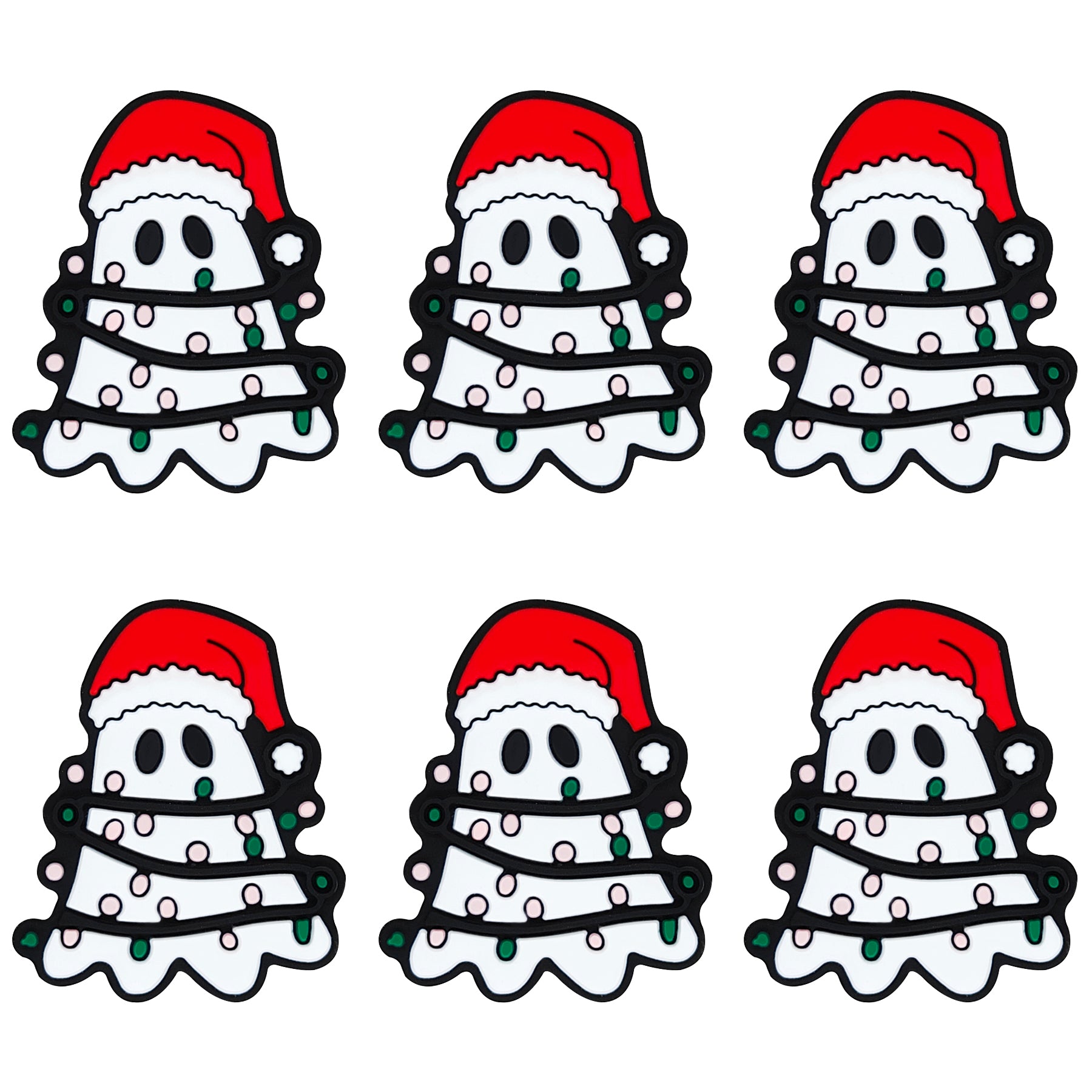 Ghost with Christmas Light Focal
