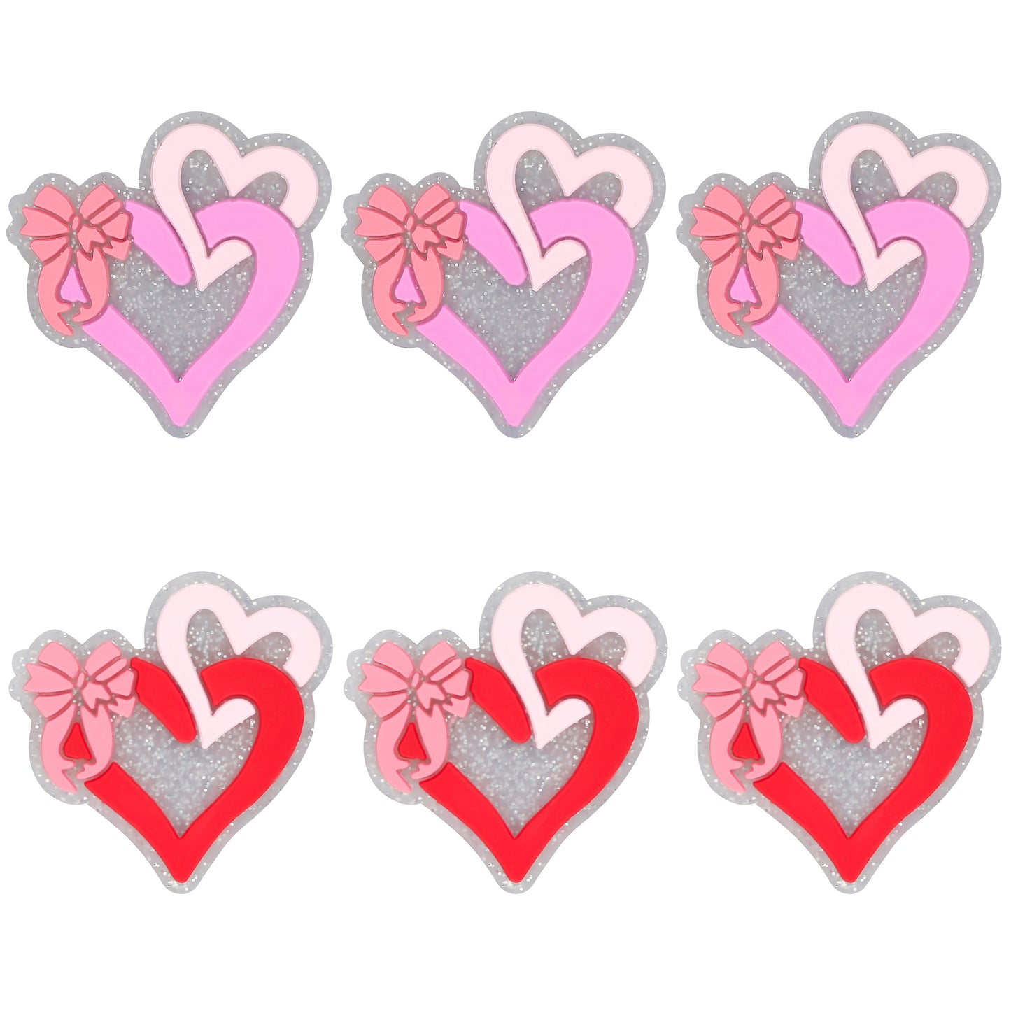 Heart Glitter Focal