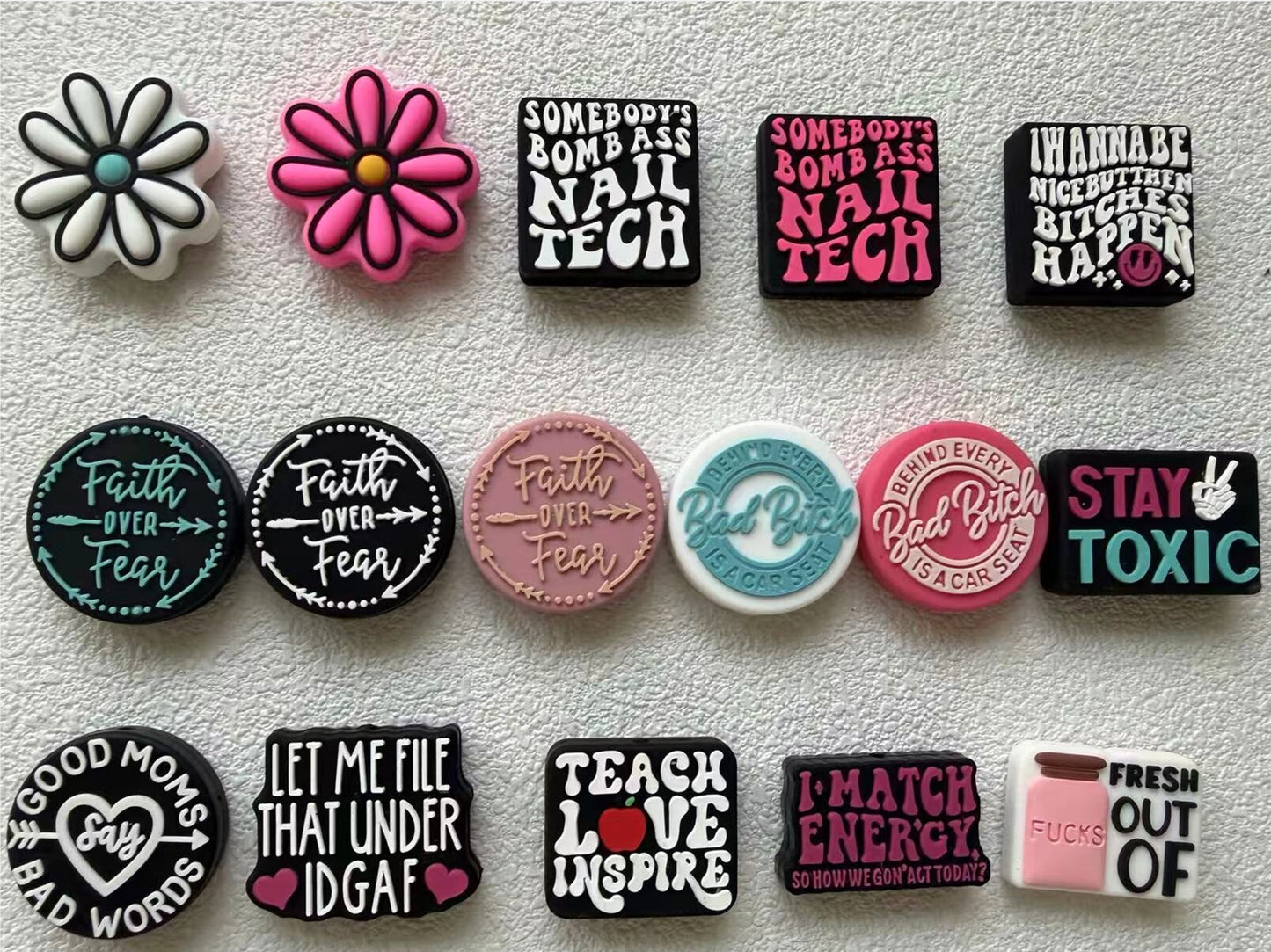 New Silicone Focal Beads