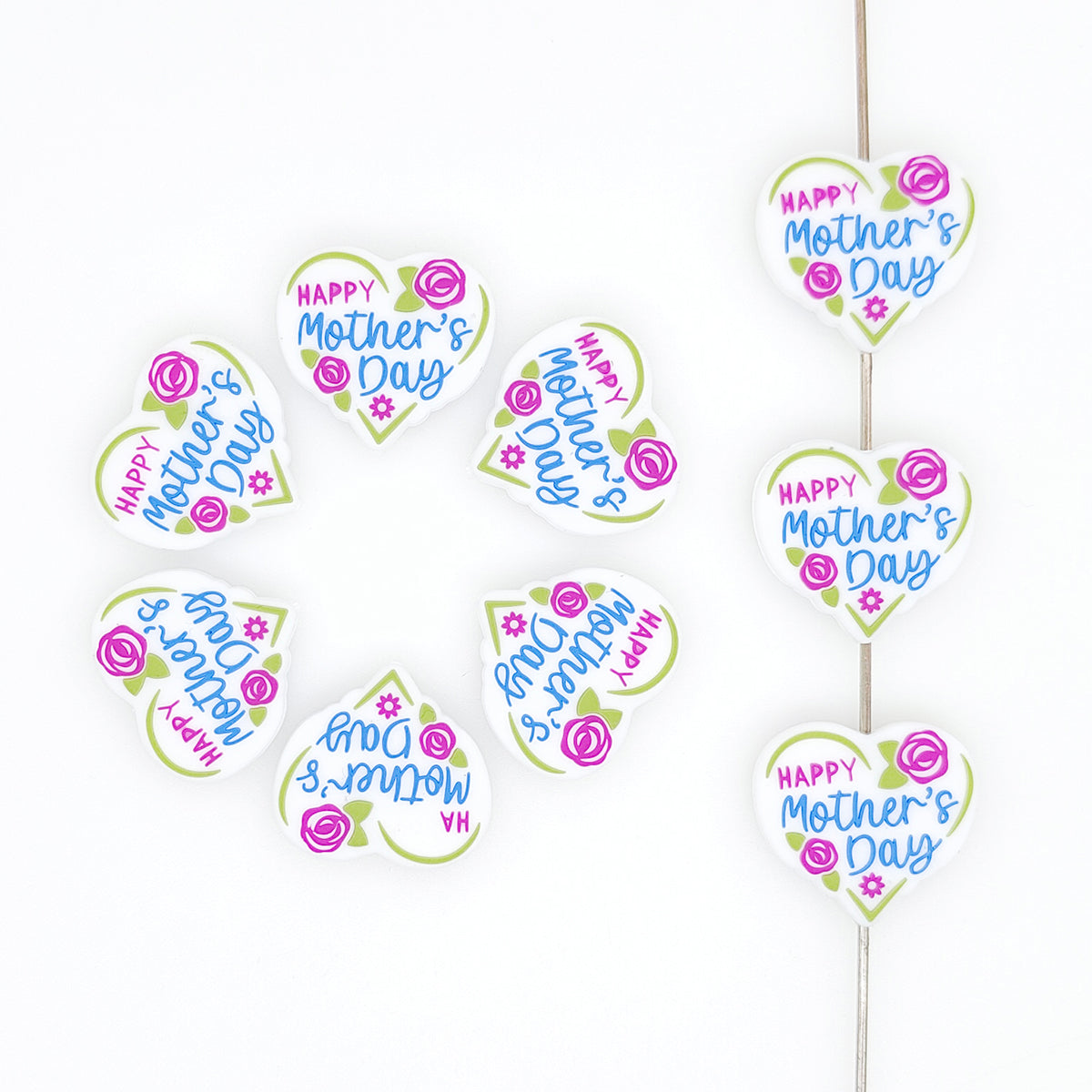 Happy Mother's Day Focal Beads