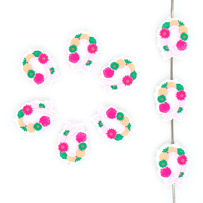 Flower Pink Ribbon Awareness Focal