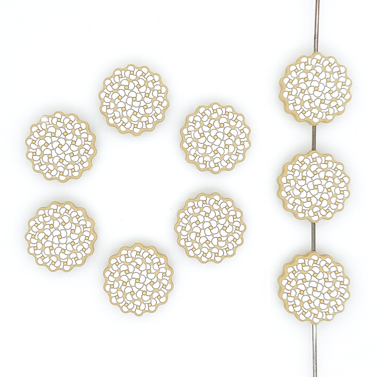 New Floral Focal Beads
