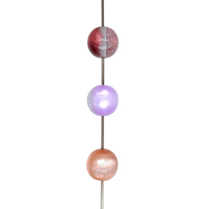 20mm Chunky Glitter Bubblegum Beads