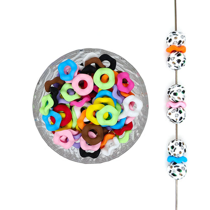 16mm Mix Wavy Spacer Beads,Flat Disk Beads