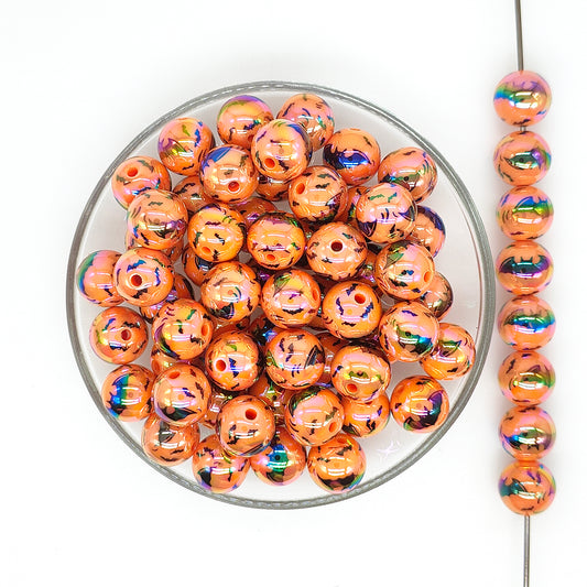 16mm Halloween Bat Gumball Acrylic Beads
