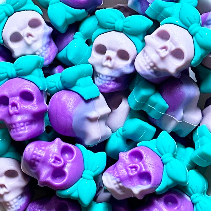 3D Bow Skull Head Focal