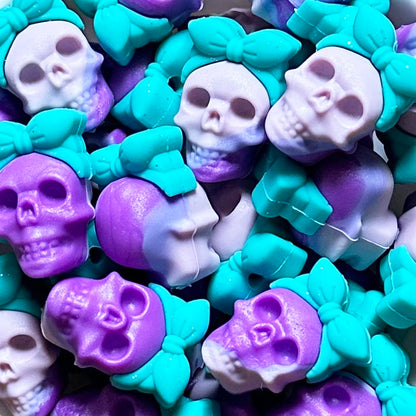 3D Bow Skull Head Focal