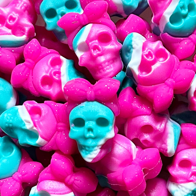 3D Bow Skull Head Focal