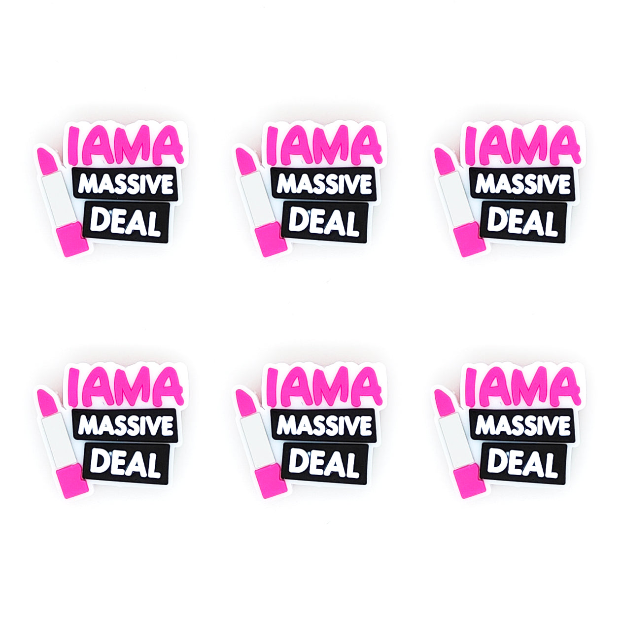 I am a Massive Deal Silicone Focal Bead