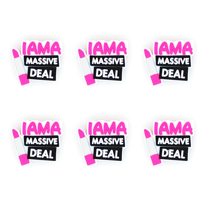 I am a Massive Deal Silicone Focal Bead