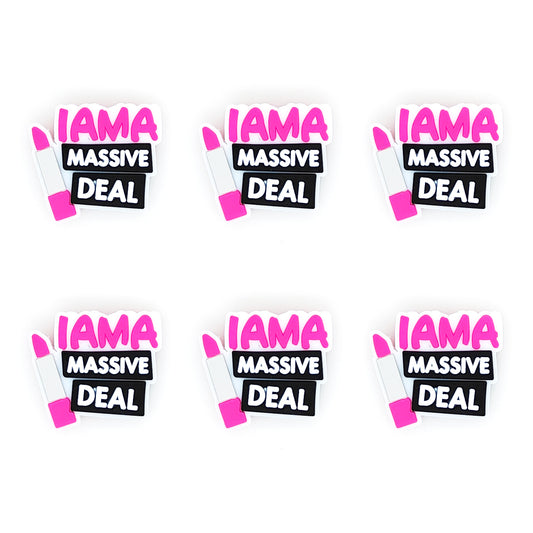I am a Massive Deal Silicone Focal Bead