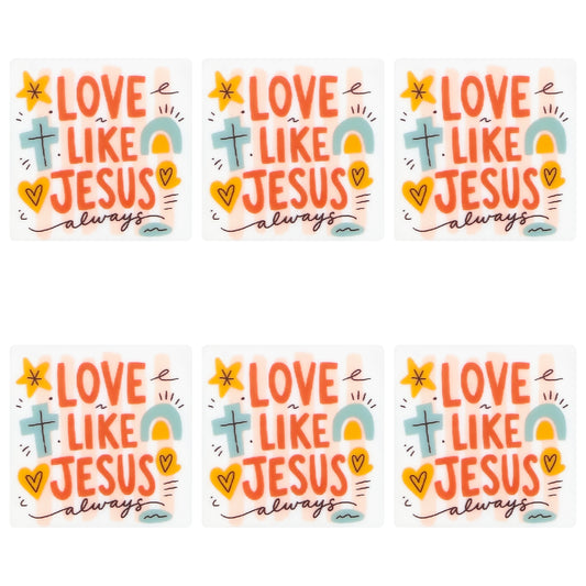 Love Like Jesus Square Print Focal