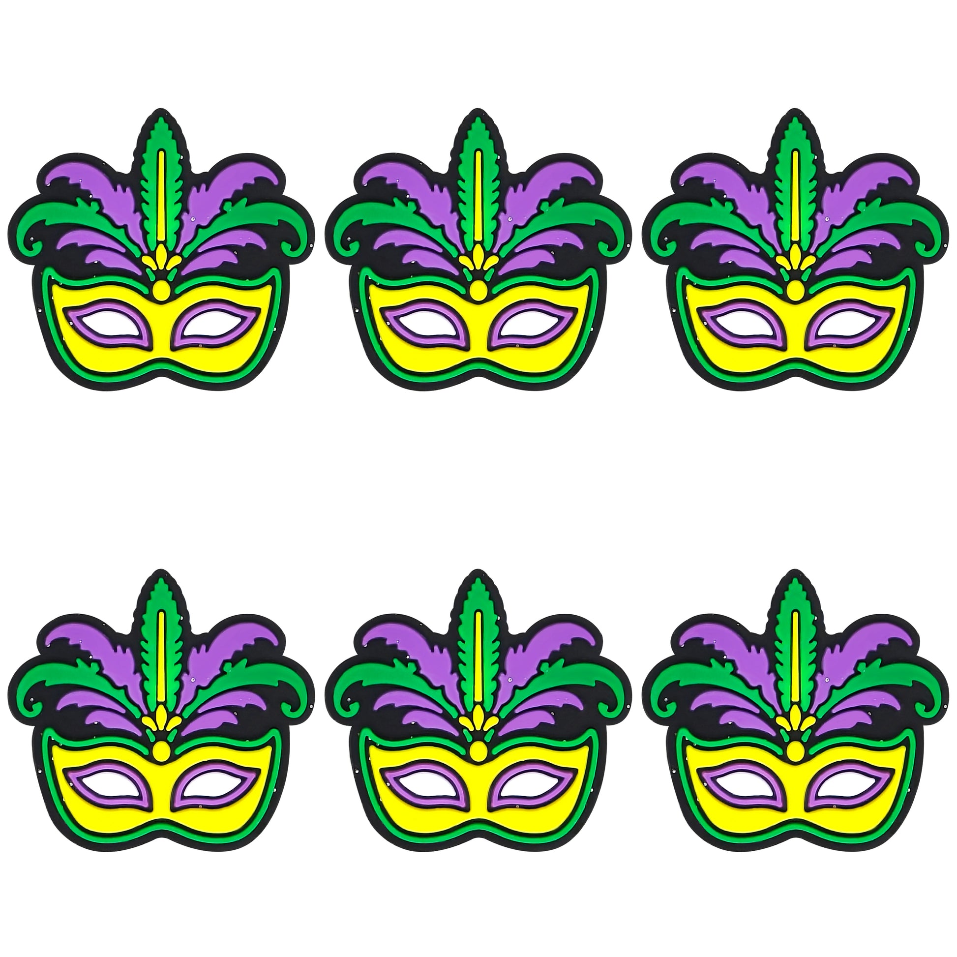 Mardi Gras Day Mask Focal